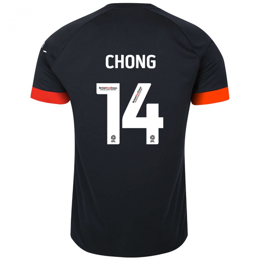 Criança Camisola Tahith Chong #14 Laranja Preto Alternativa 2024/25 Camisa Brasil