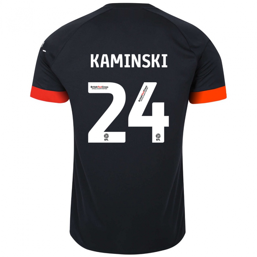 Criança Camisola Thomas Kaminski #24 Laranja Preto Alternativa 2024/25 Camisa Brasil