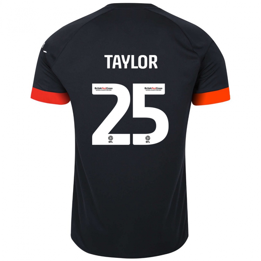 Criança Camisola Joe Taylor #25 Laranja Preto Alternativa 2024/25 Camisa Brasil