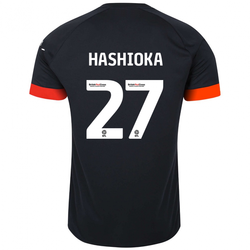 Criança Camisola Daiki Hashioka #27 Laranja Preto Alternativa 2024/25 Camisa Brasil