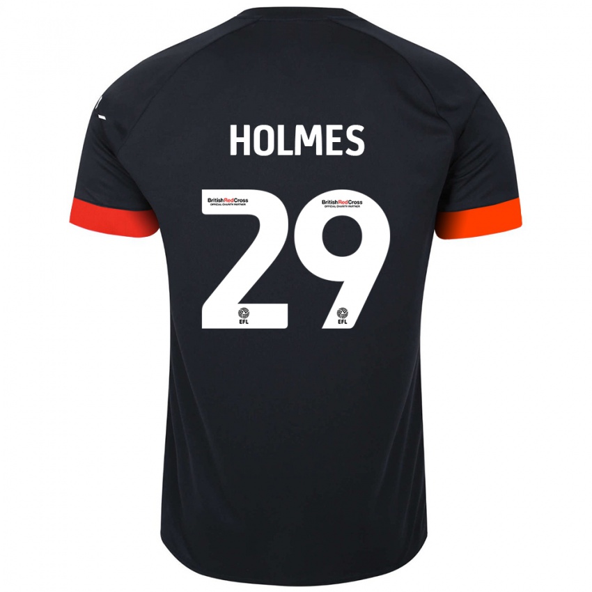 Criança Camisola Tom Holmes #29 Laranja Preto Alternativa 2024/25 Camisa Brasil