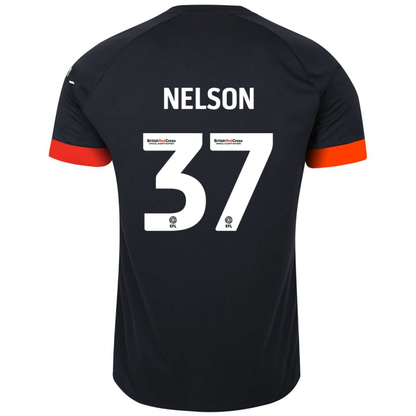 Criança Camisola Zack Nelson #37 Laranja Preto Alternativa 2024/25 Camisa Brasil