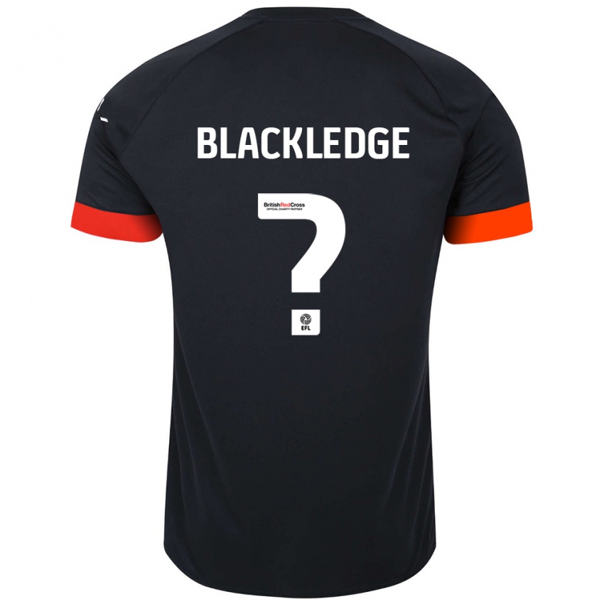 Criança Camisola Henry Blackledge #0 Laranja Preto Alternativa 2024/25 Camisa Brasil