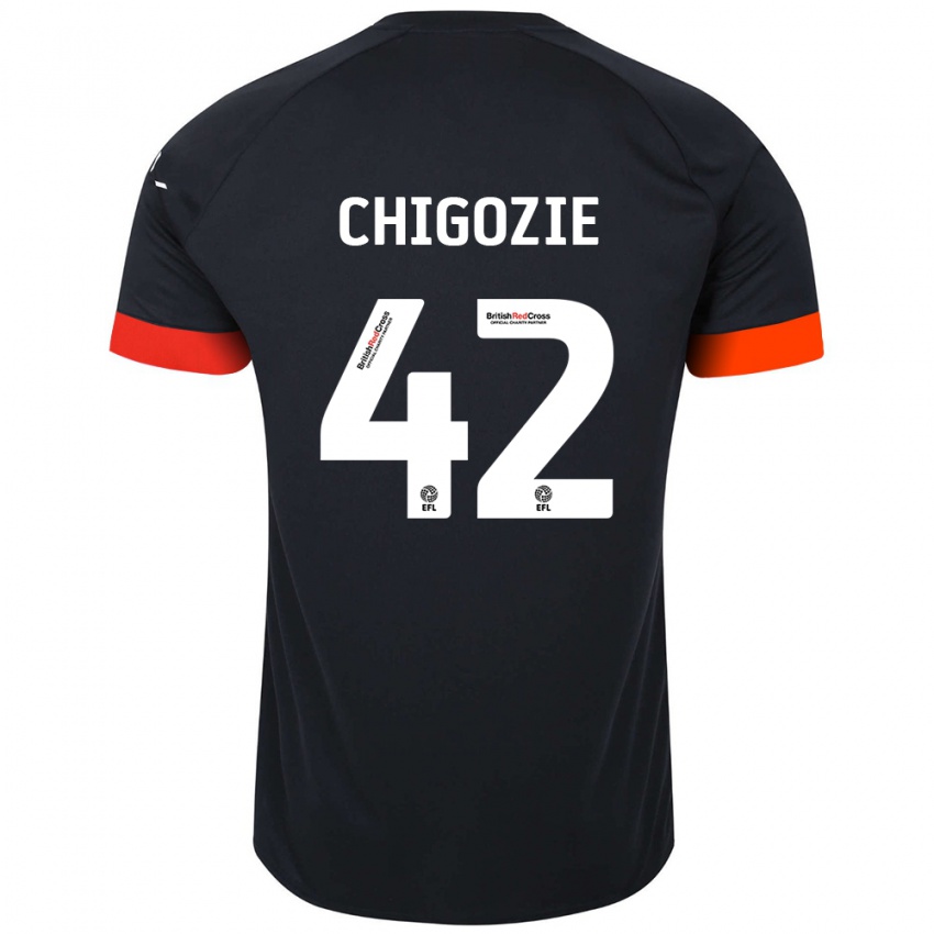 Criança Camisola Christian Chigozie #42 Laranja Preto Alternativa 2024/25 Camisa Brasil