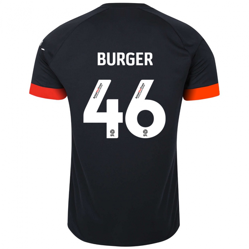 Criança Camisola Jake Burger #46 Laranja Preto Alternativa 2024/25 Camisa Brasil