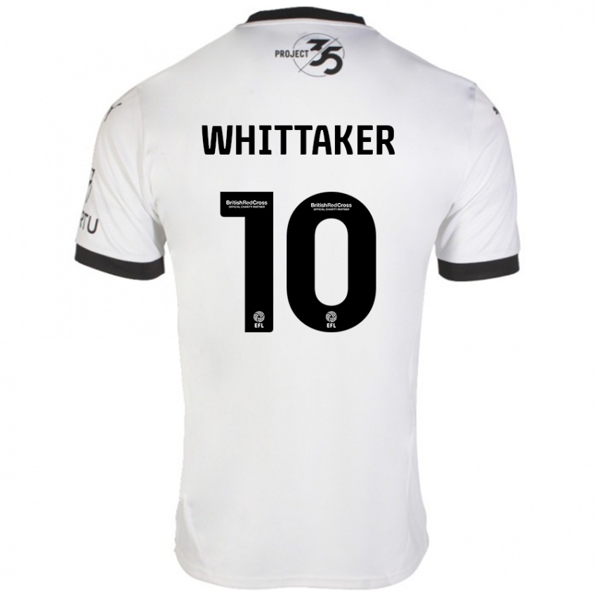 Criança Camisola Morgan Whittaker #10 Preto Branco Alternativa 2024/25 Camisa Brasil