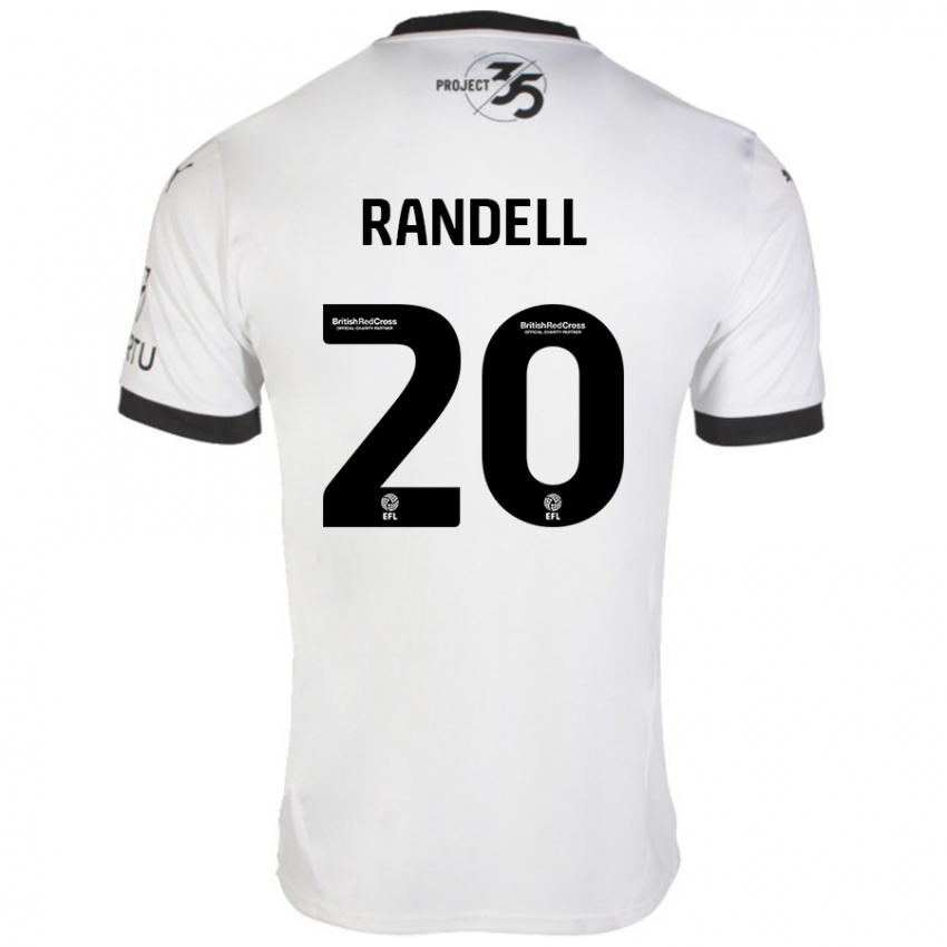 Criança Camisola Adam Randell #20 Preto Branco Alternativa 2024/25 Camisa Brasil