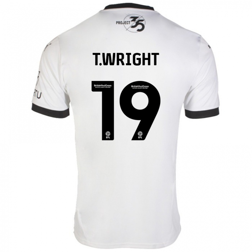 Criança Camisola Tyreik Wright #19 Preto Branco Alternativa 2024/25 Camisa Brasil