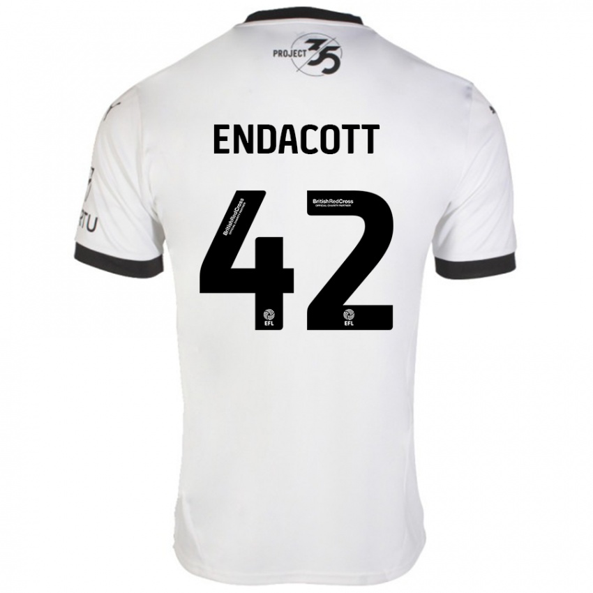 Criança Camisola Jack Endacott #42 Preto Branco Alternativa 2024/25 Camisa Brasil