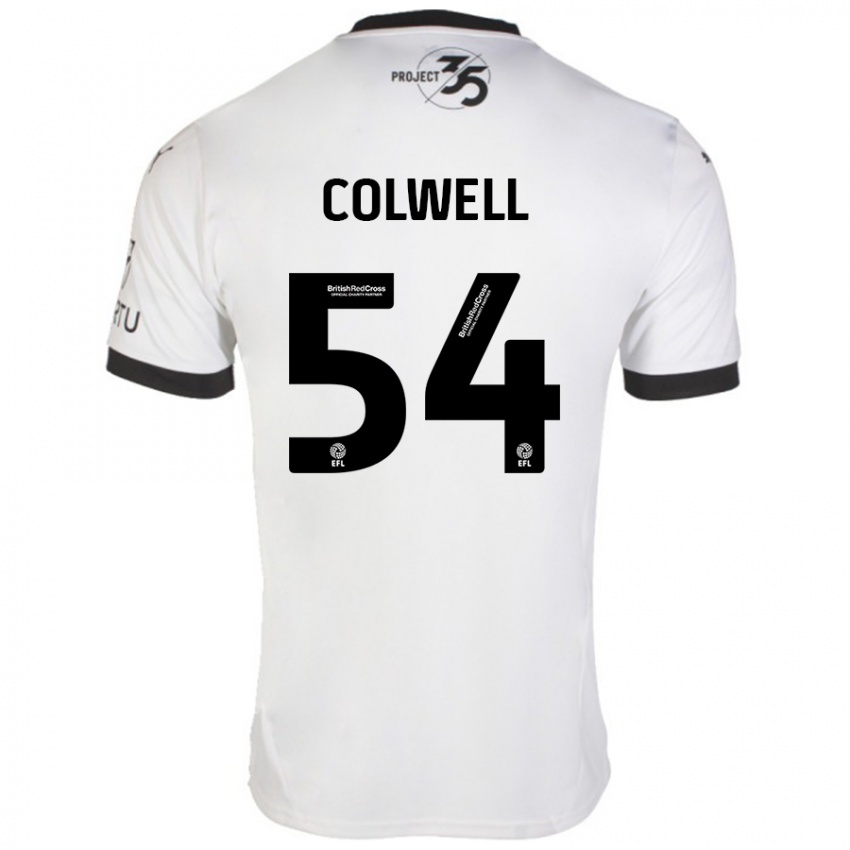 Criança Camisola Lewis Colwell #54 Preto Branco Alternativa 2024/25 Camisa Brasil