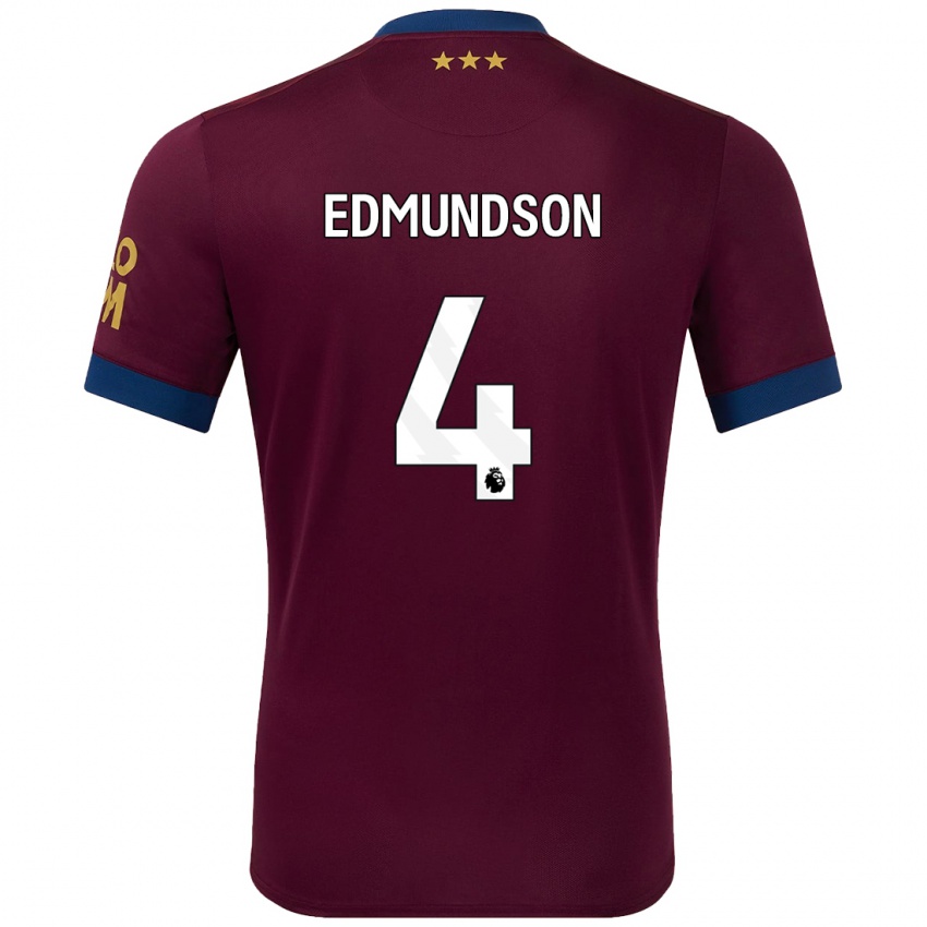 Criança Camisola George Edmundson #4 Castanho Alternativa 2024/25 Camisa Brasil