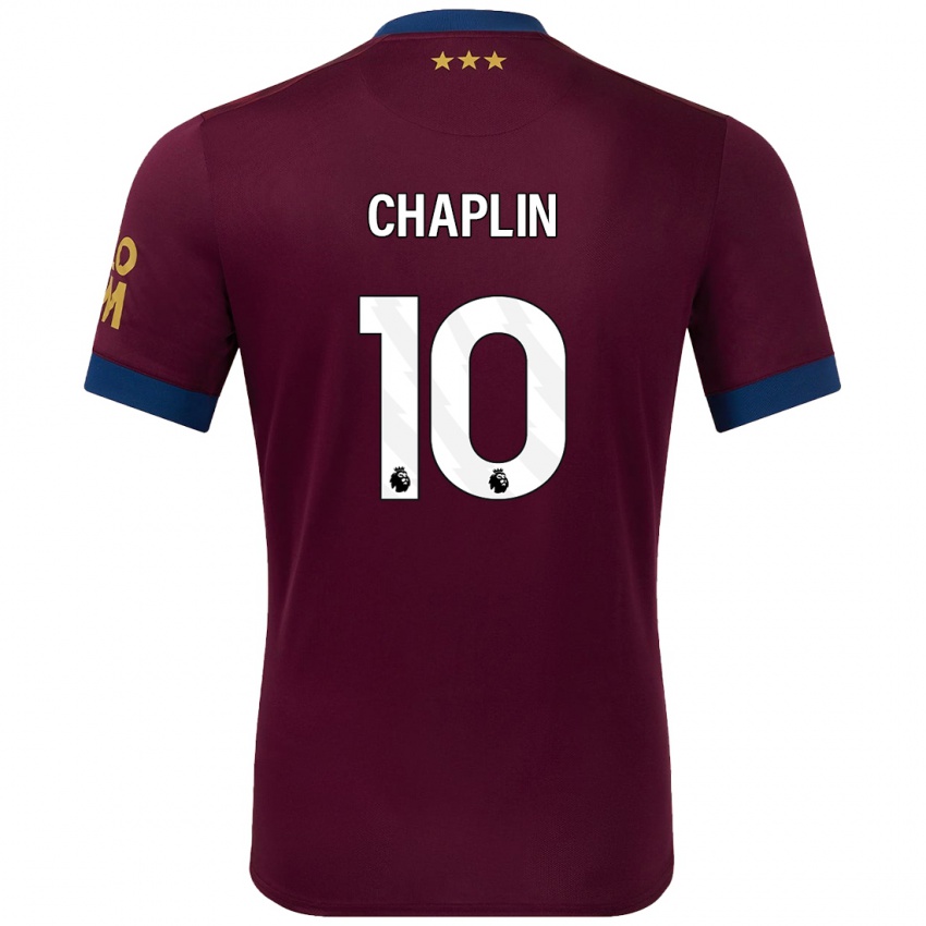 Criança Camisola Conor Chaplin #10 Castanho Alternativa 2024/25 Camisa Brasil