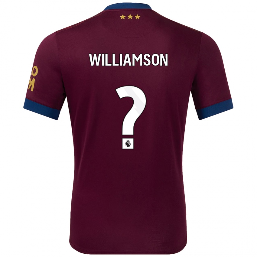 Criança Camisola Woody Williamson #0 Castanho Alternativa 2024/25 Camisa Brasil