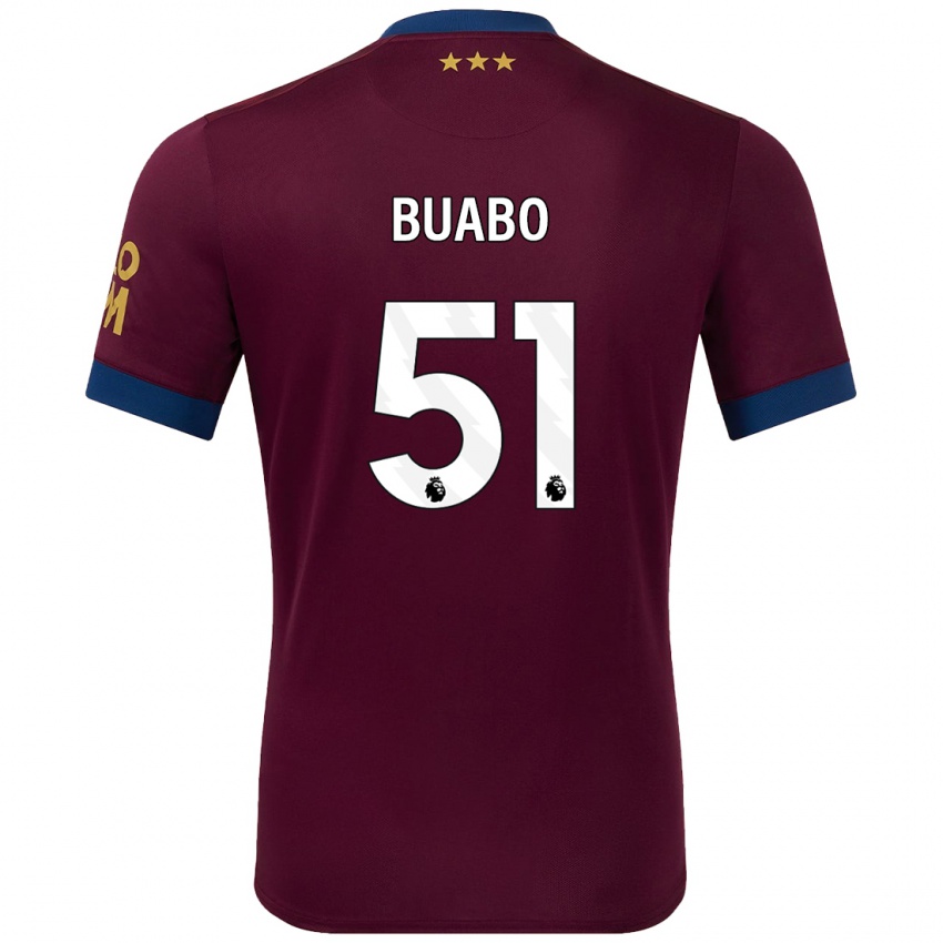 Criança Camisola Gerard Buabo #51 Castanho Alternativa 2024/25 Camisa Brasil