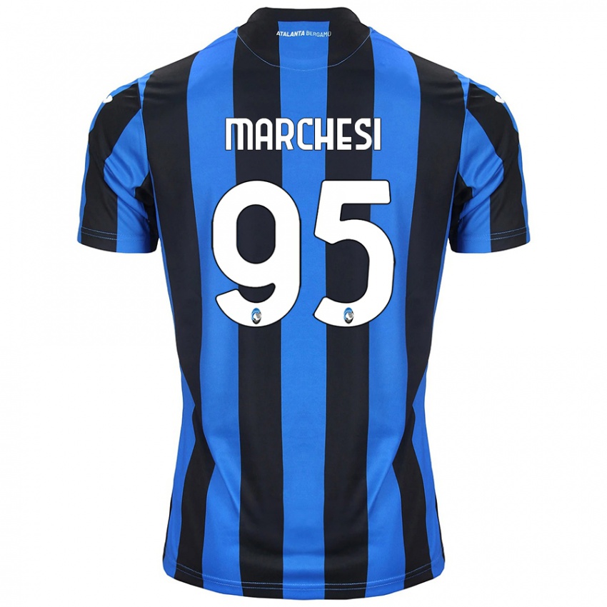 Homem Camisola Silvia Marchesi #95 Azul Preto Principal 2024/25 Camisa Brasil