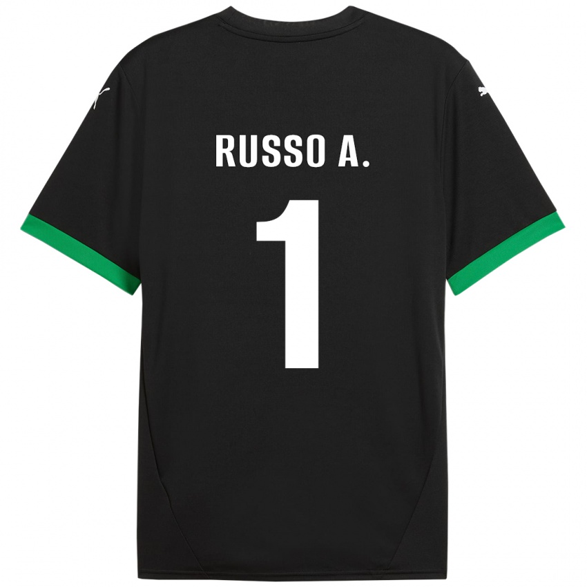 Homem Camisola Alessandro Russo #1 Preto Verde Escuro Principal 2024/25 Camisa Brasil