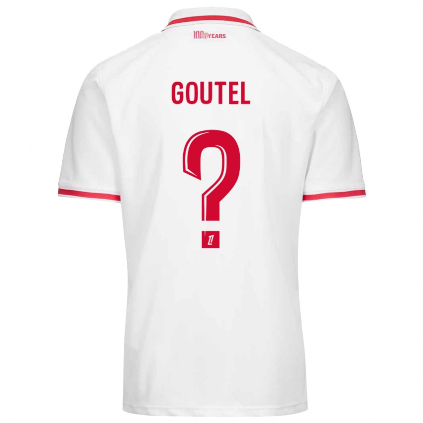 Homem Camisola Farid Goutel #0 Vermelho Branco Principal 2024/25 Camisa Brasil