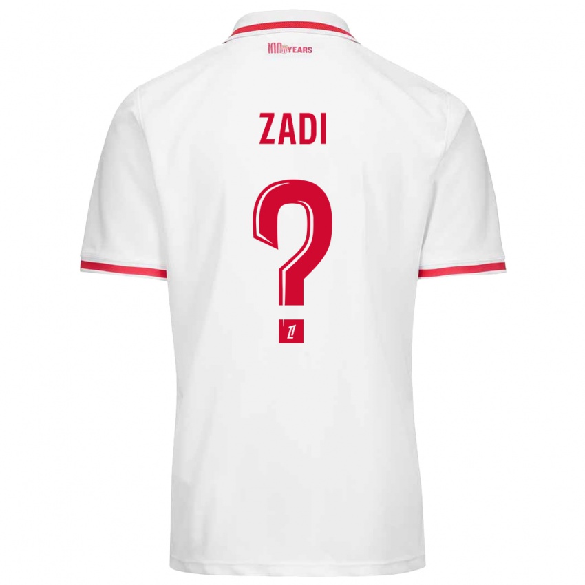 Homem Camisola Alain Zadi #0 Vermelho Branco Principal 2024/25 Camisa Brasil