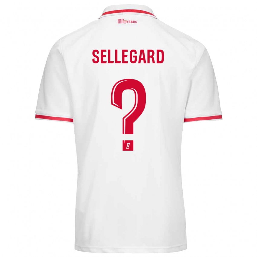 Homem Camisola Alexander Sellegard #0 Vermelho Branco Principal 2024/25 Camisa Brasil