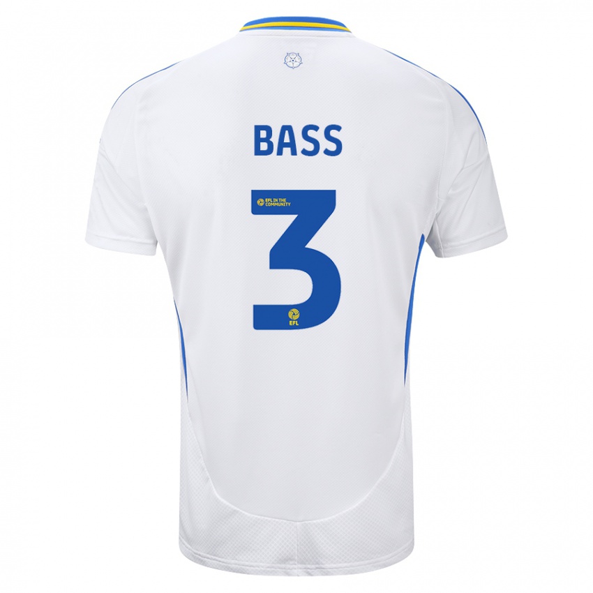 Homem Camisola Rebekah Bass #3 Azul Branco Principal 2024/25 Camisa Brasil