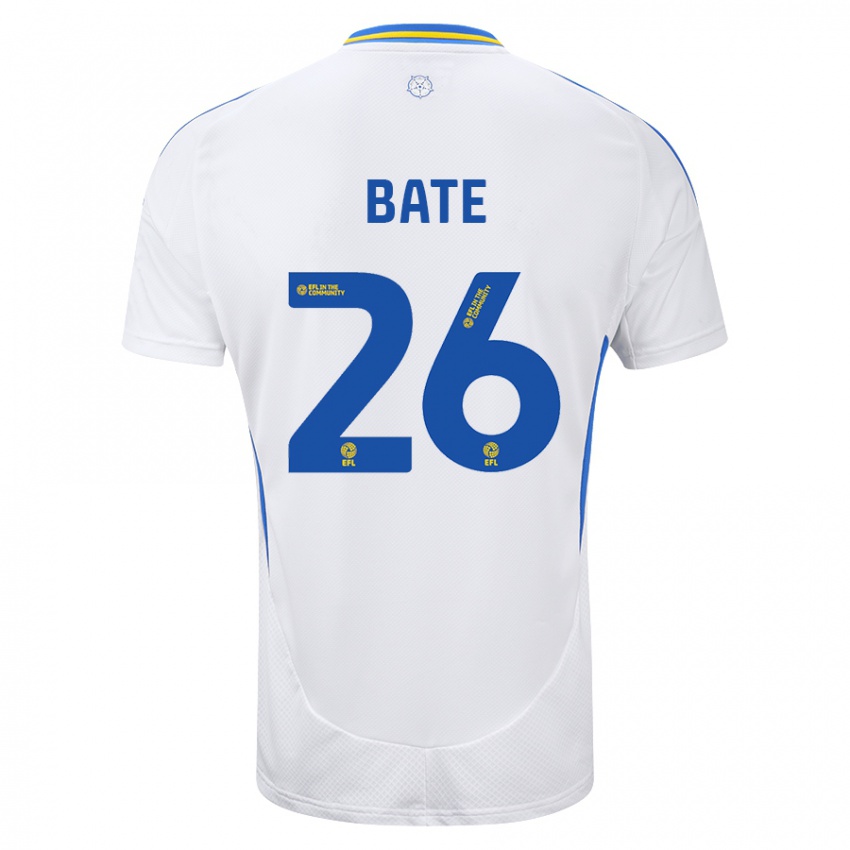 Homem Camisola Lewis Bate #26 Azul Branco Principal 2024/25 Camisa Brasil