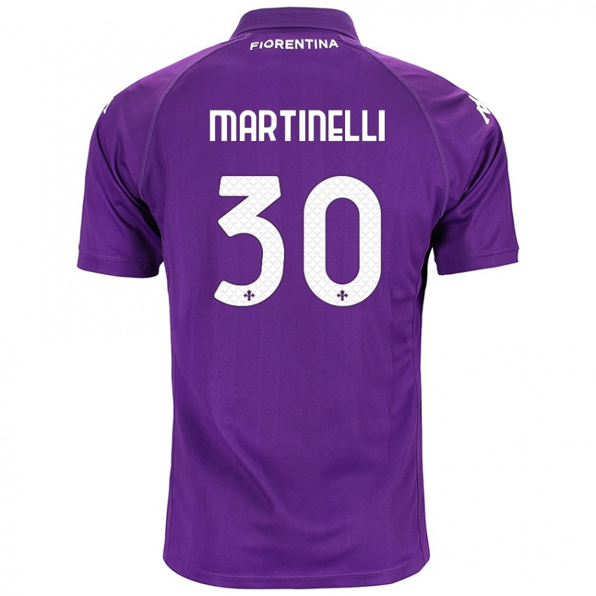 Homem Camisola Tommaso Martinelli #30 Roxo Principal 2024/25 Camisa Brasil