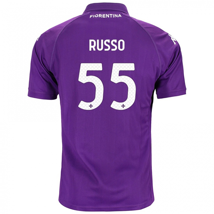 Homem Camisola Federica Russo #55 Roxo Principal 2024/25 Camisa Brasil