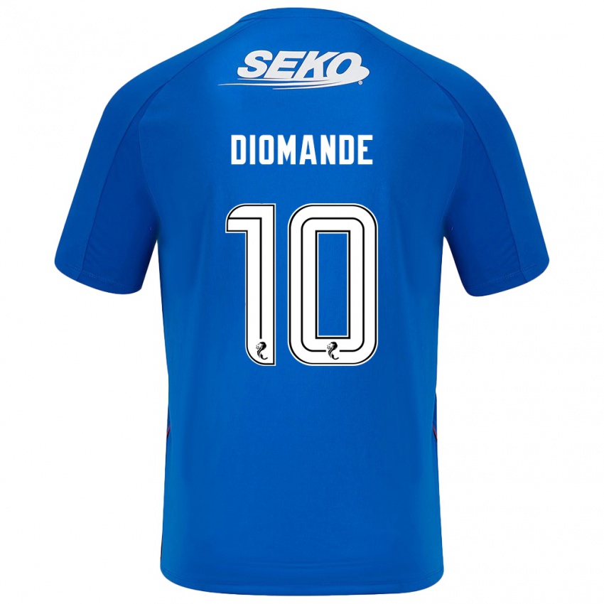 Homem Camisola Mohamed Diomandé #10 Azul Escuro Principal 2024/25 Camisa Brasil