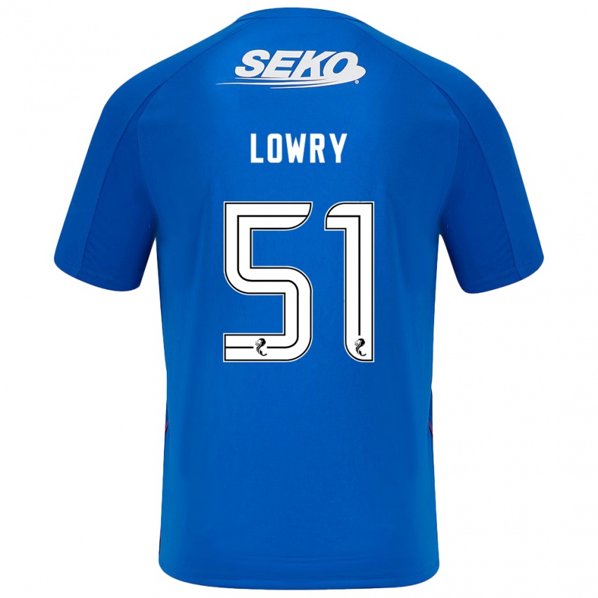 Homem Camisola Alex Lowry #51 Azul Escuro Principal 2024/25 Camisa Brasil