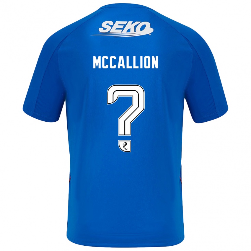 Homem Camisola Aiden Mccallion #0 Azul Escuro Principal 2024/25 Camisa Brasil