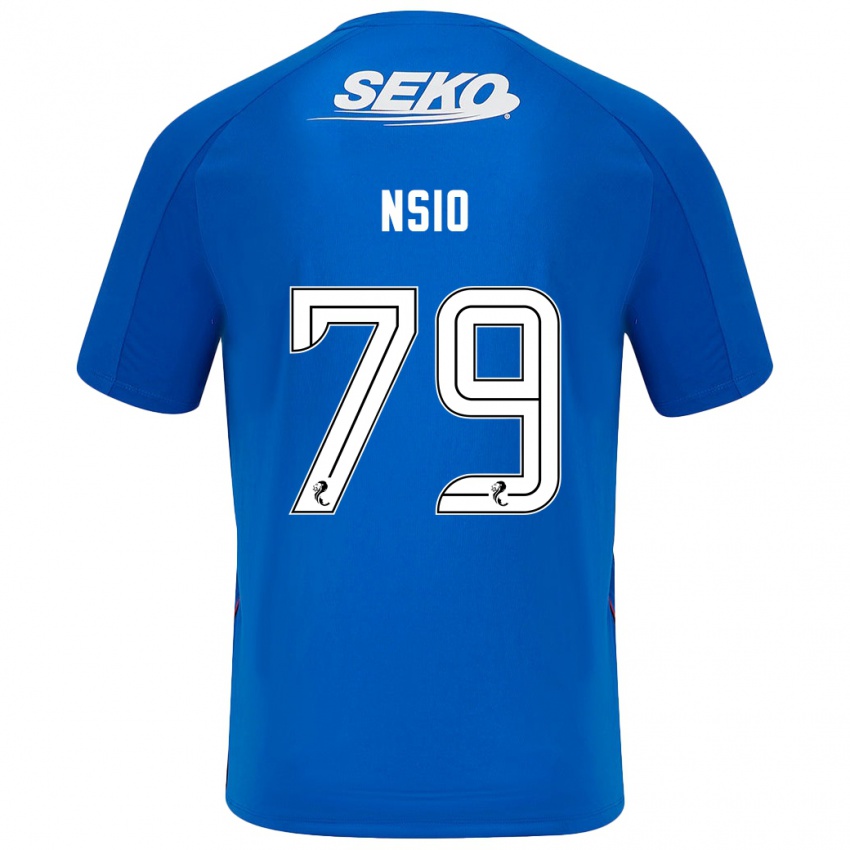 Homem Camisola Paul Nsio #79 Azul Escuro Principal 2024/25 Camisa Brasil