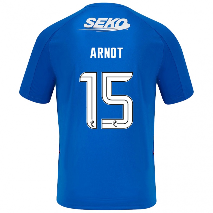 Homem Camisola Elizabeth Arnot #15 Azul Escuro Principal 2024/25 Camisa Brasil