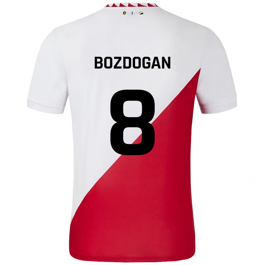 Homem Camisola Can Bozdogan #8 Vermelho Branco Principal 2024/25 Camisa Brasil