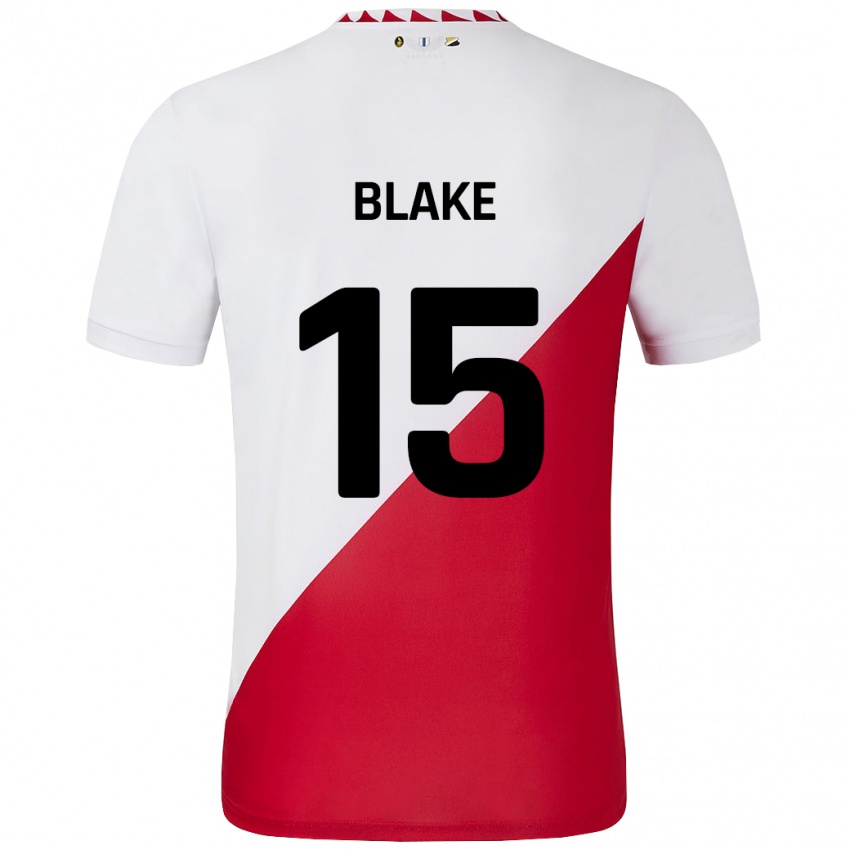 Homem Camisola Adrian Blake #15 Vermelho Branco Principal 2024/25 Camisa Brasil