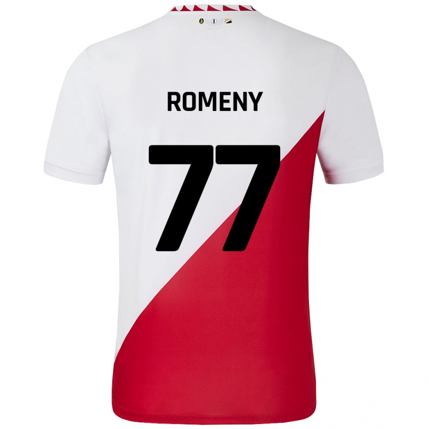 Homem Camisola Ole Romeny #77 Vermelho Branco Principal 2024/25 Camisa Brasil