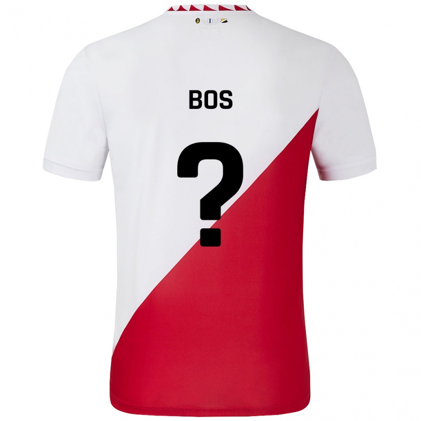 Homem Camisola Torben Bos #0 Vermelho Branco Principal 2024/25 Camisa Brasil