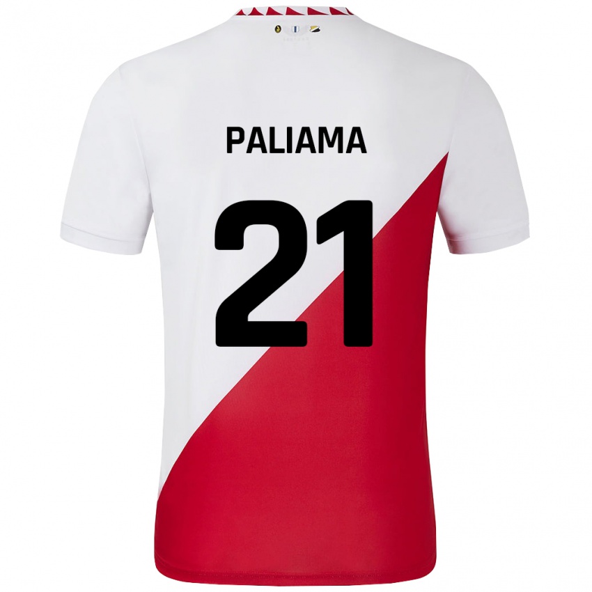 Homem Camisola Joni Paliama #21 Vermelho Branco Principal 2024/25 Camisa Brasil