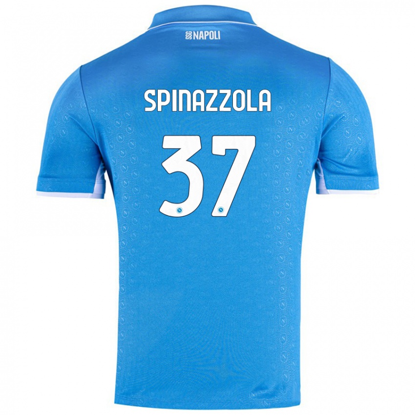 Homem Camisola Leonardo Spinazzola #37 Celeiro Azul Principal 2024/25 Camisa Brasil