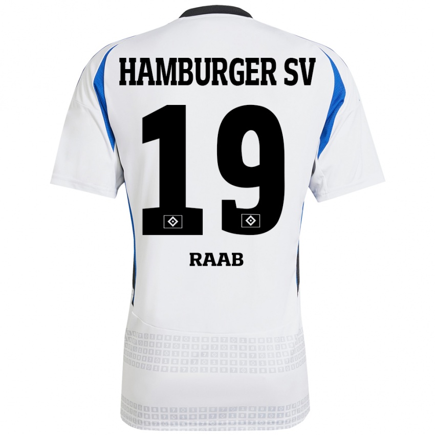 Homem Camisola Matheo Raab #19 Azul Branco Principal 2024/25 Camisa Brasil