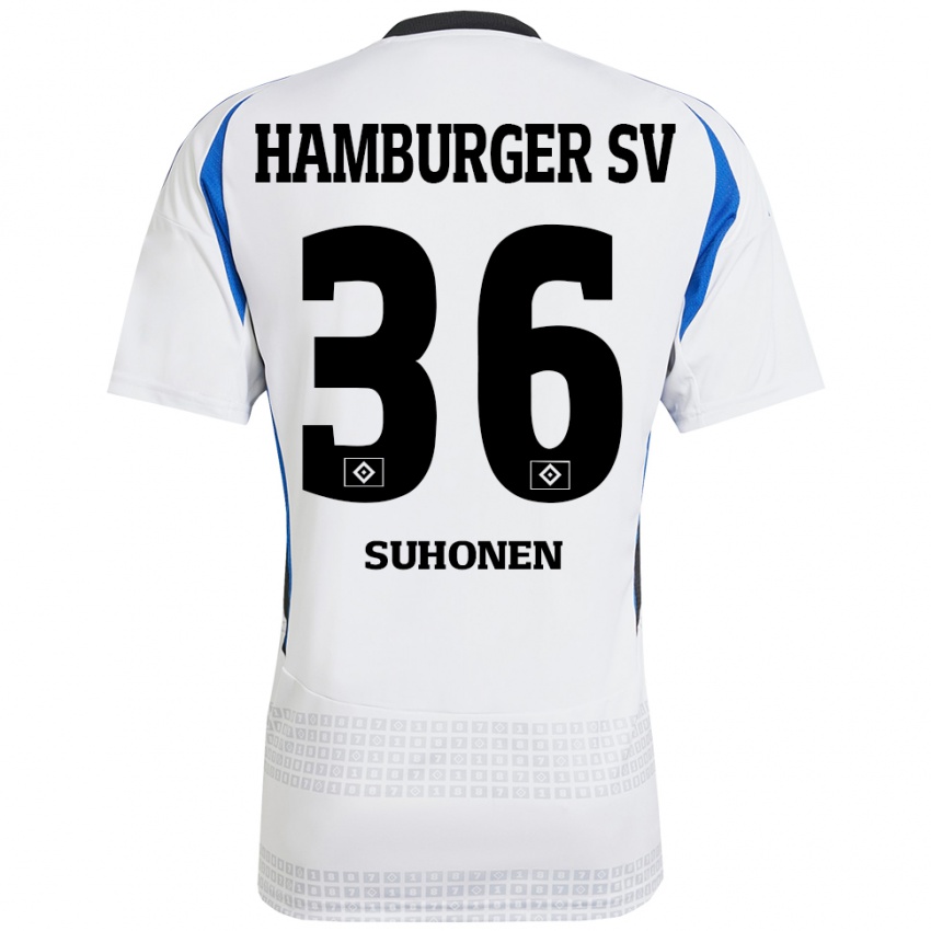 Homem Camisola Anssi Suhonen #36 Azul Branco Principal 2024/25 Camisa Brasil