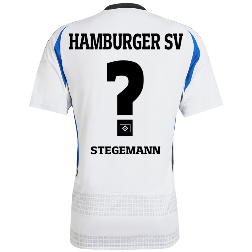 Homem Camisola Jean-Pierre Stegemann #0 Azul Branco Principal 2024/25 Camisa Brasil