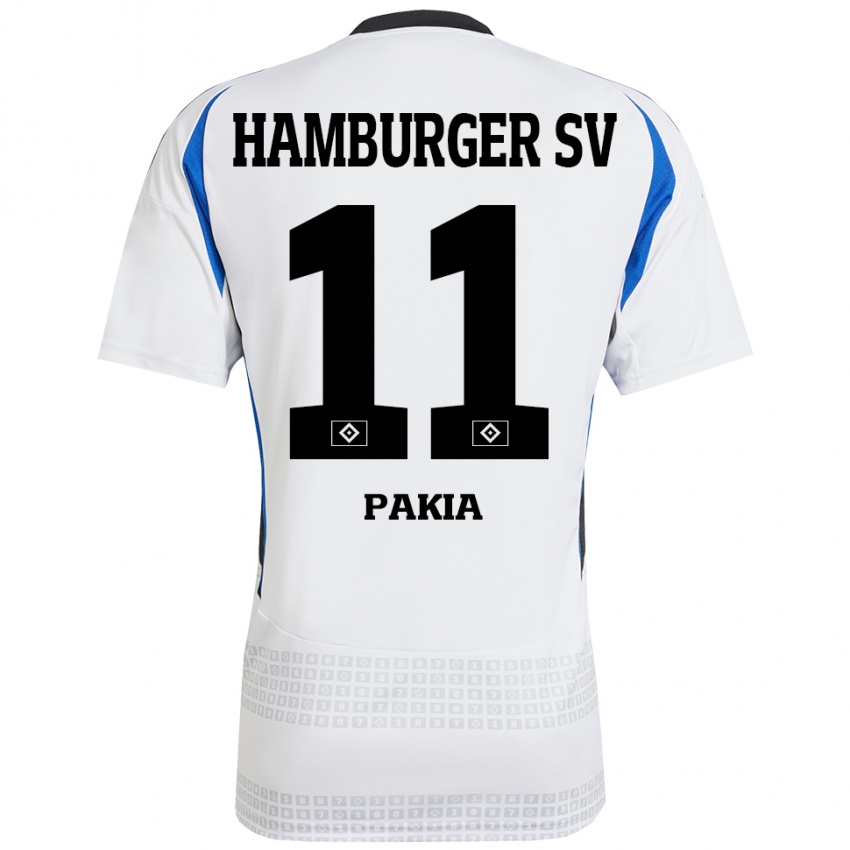 Homem Camisola Ware Pakia #11 Azul Branco Principal 2024/25 Camisa Brasil