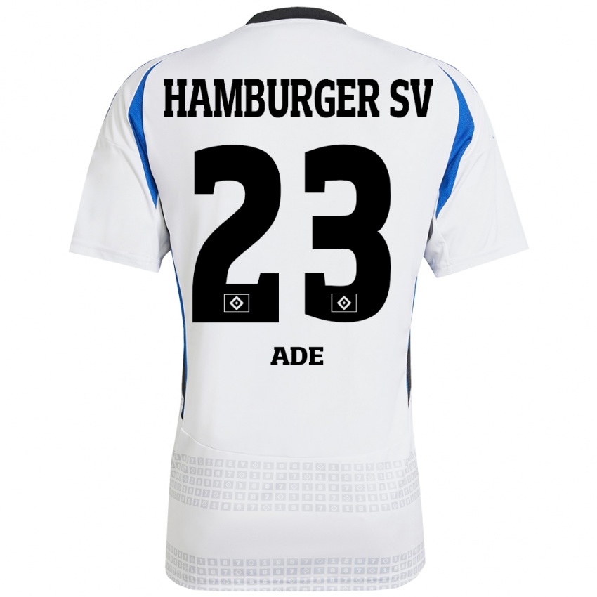 Homem Camisola Jeremy Ade #23 Azul Branco Principal 2024/25 Camisa Brasil