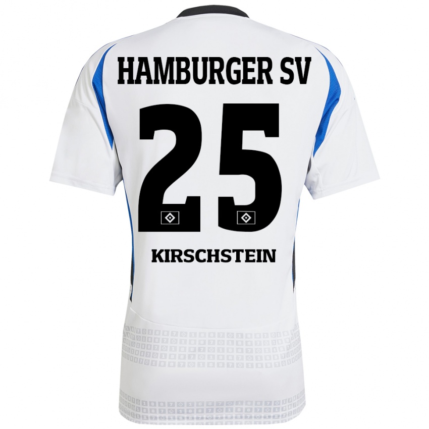 Homem Camisola Merle Kirschstein #25 Azul Branco Principal 2024/25 Camisa Brasil