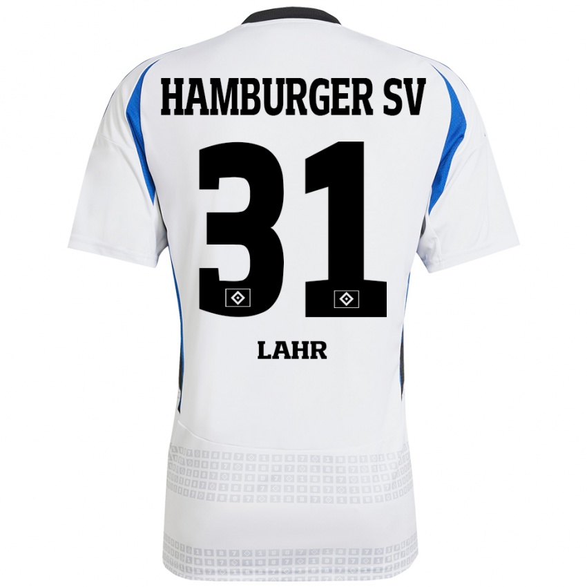 Homem Camisola Jobina Lahr #31 Azul Branco Principal 2024/25 Camisa Brasil