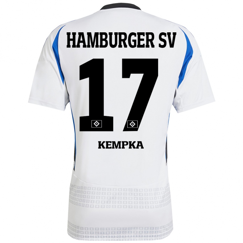 Homem Camisola Sylvana Kempka #17 Azul Branco Principal 2024/25 Camisa Brasil