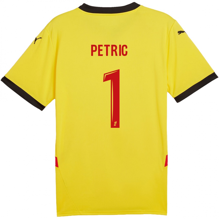 Homem Camisola Denis Petric #1 Vermelho Amarelo Principal 2024/25 Camisa Brasil