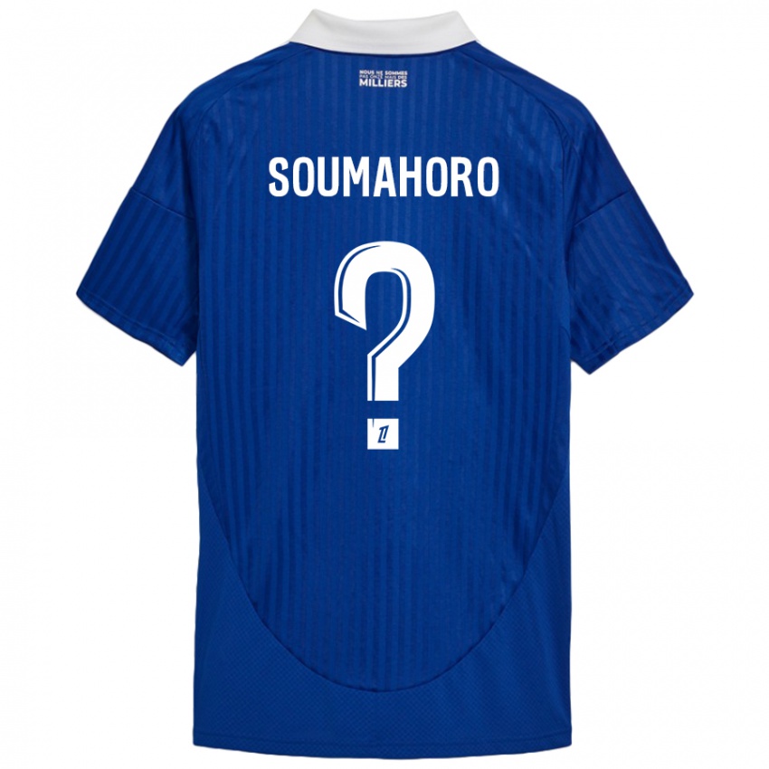 Homem Camisola Mohamed Soumahoro #0 Branco Azul Principal 2024/25 Camisa Brasil