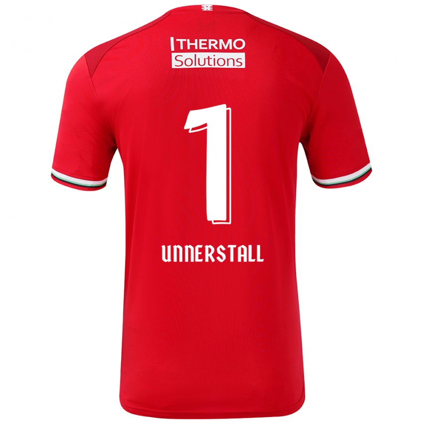 Homem Camisola Lars Unnerstall #1 Vermelho Branco Principal 2024/25 Camisa Brasil