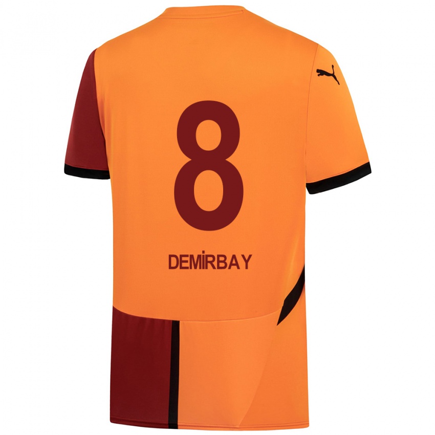 Homem Camisola Kerem Demirbay #8 Vermelho Amarelo Principal 2024/25 Camisa Brasil